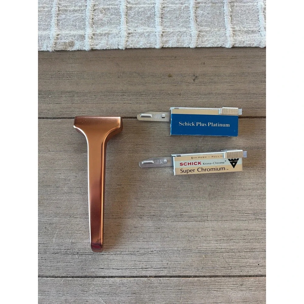 Supply Single Edge SE One Blade Rose Gold Safety Shaving Razor replacement blade